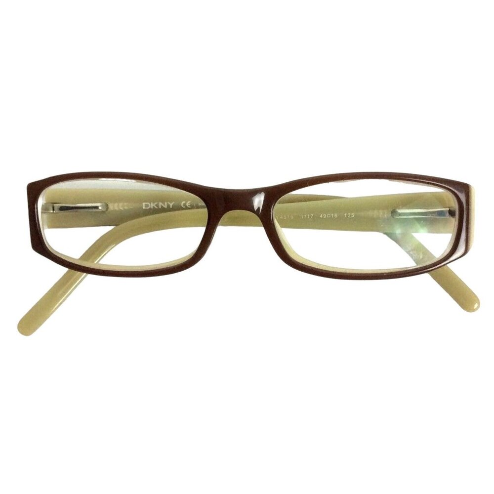 Dkny Rectangular Eyeglass Frames Dy45163117 Brown… - image 3